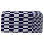 Voir la diapositive 6 : VIDAXL Ensemble de serviettes 20 pcs bleu et blanc coton