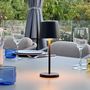 Voir la diapositive 3 : Lumisky 6 mini lampes avec plateau de chargement KELLY MINI Gris anthracite Aluminium H22cm