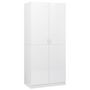 Voir la diapositive 2 : VIDAXL Garde-robe Blanc brillant 90x52x200 cm Bois d'ingenierie