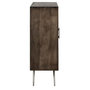Voir la diapositive 3 : Paris Prix Buffet 2 Portes en Bois  Ethnique  113cm Marron