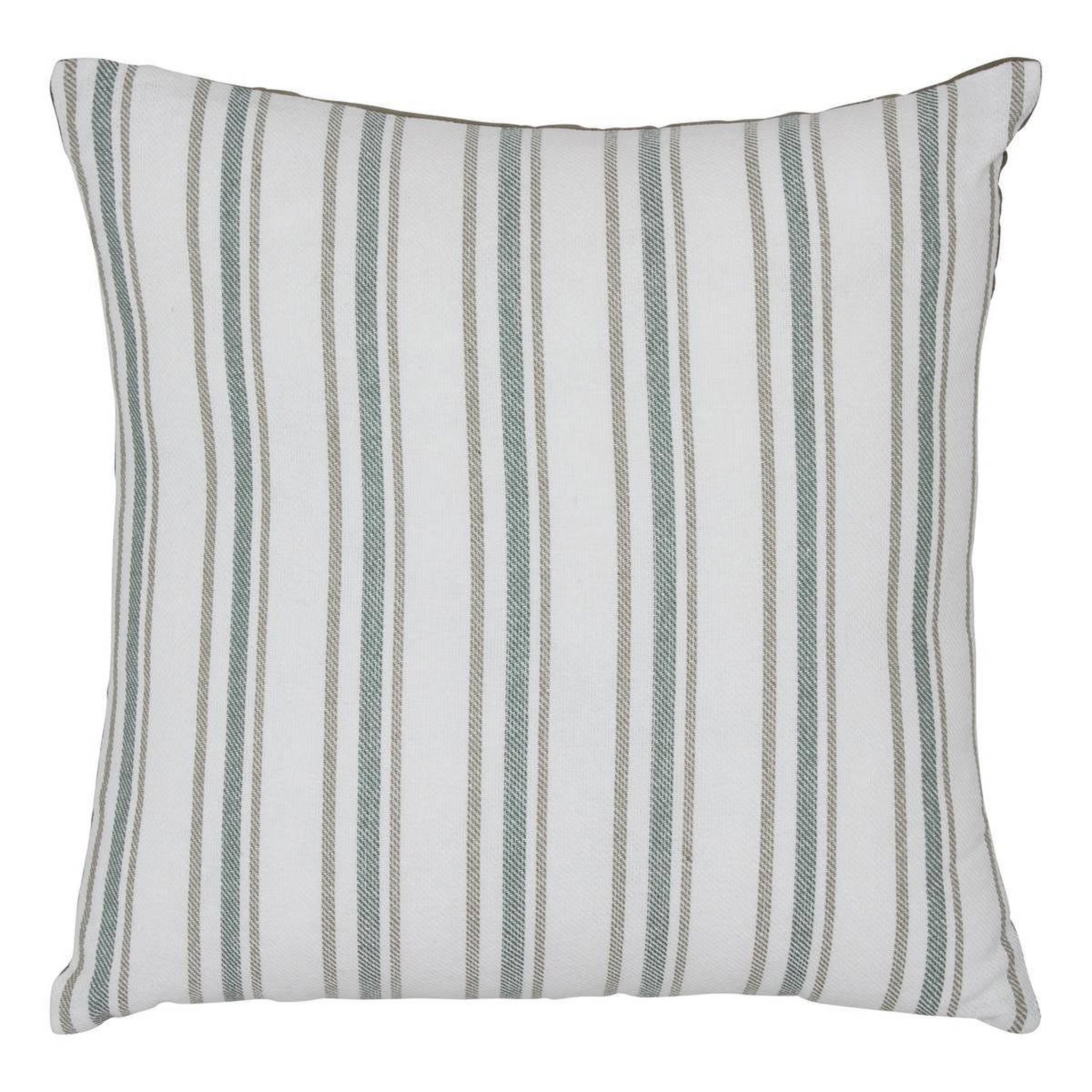 ATMOSPHERA Coussin déco à rayures  groove  40x40cm vert