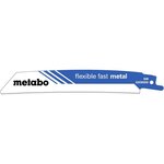 METABO SAS 5 lames de scie sabre « flexible fast metal » BiM - 150 x 0,9 mm