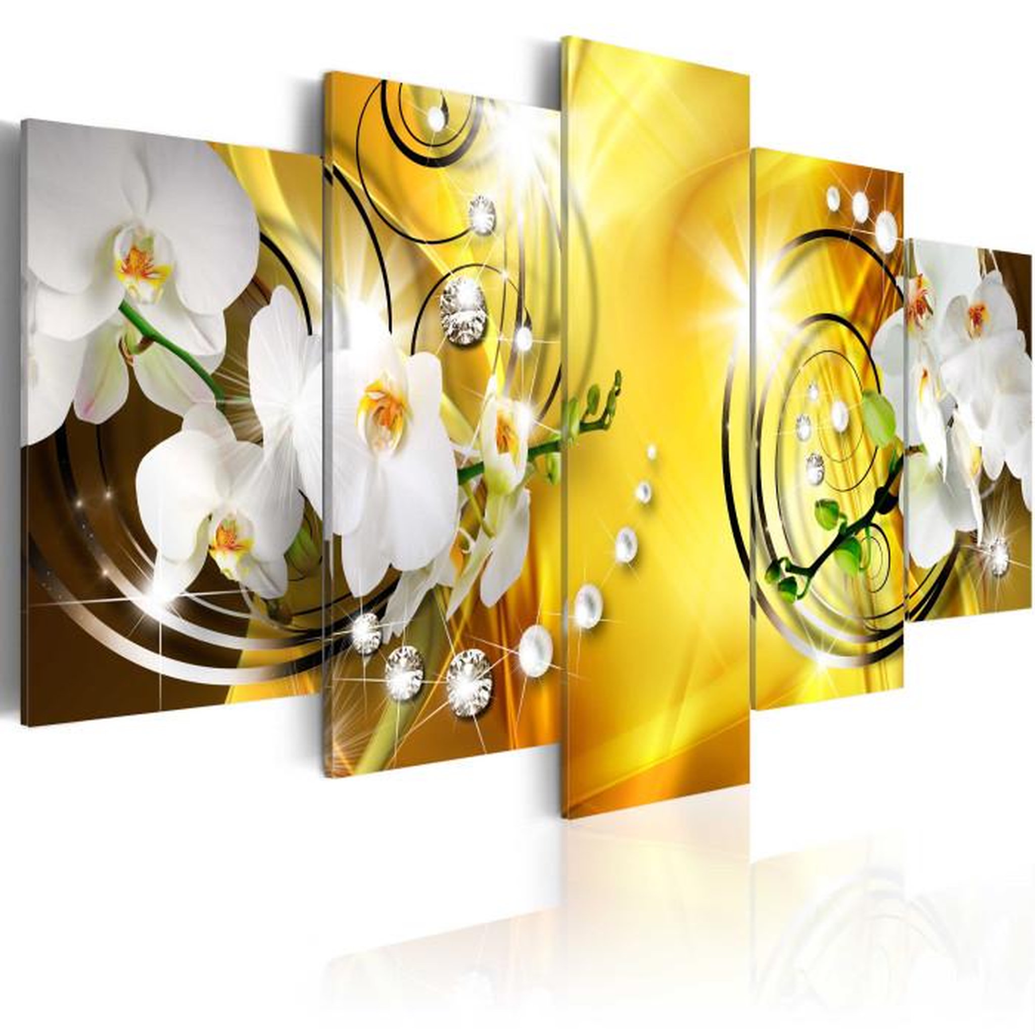 Paris Prix Tableau Imprimé  Yellow Admiration. Coloris disponibles : Multicolore