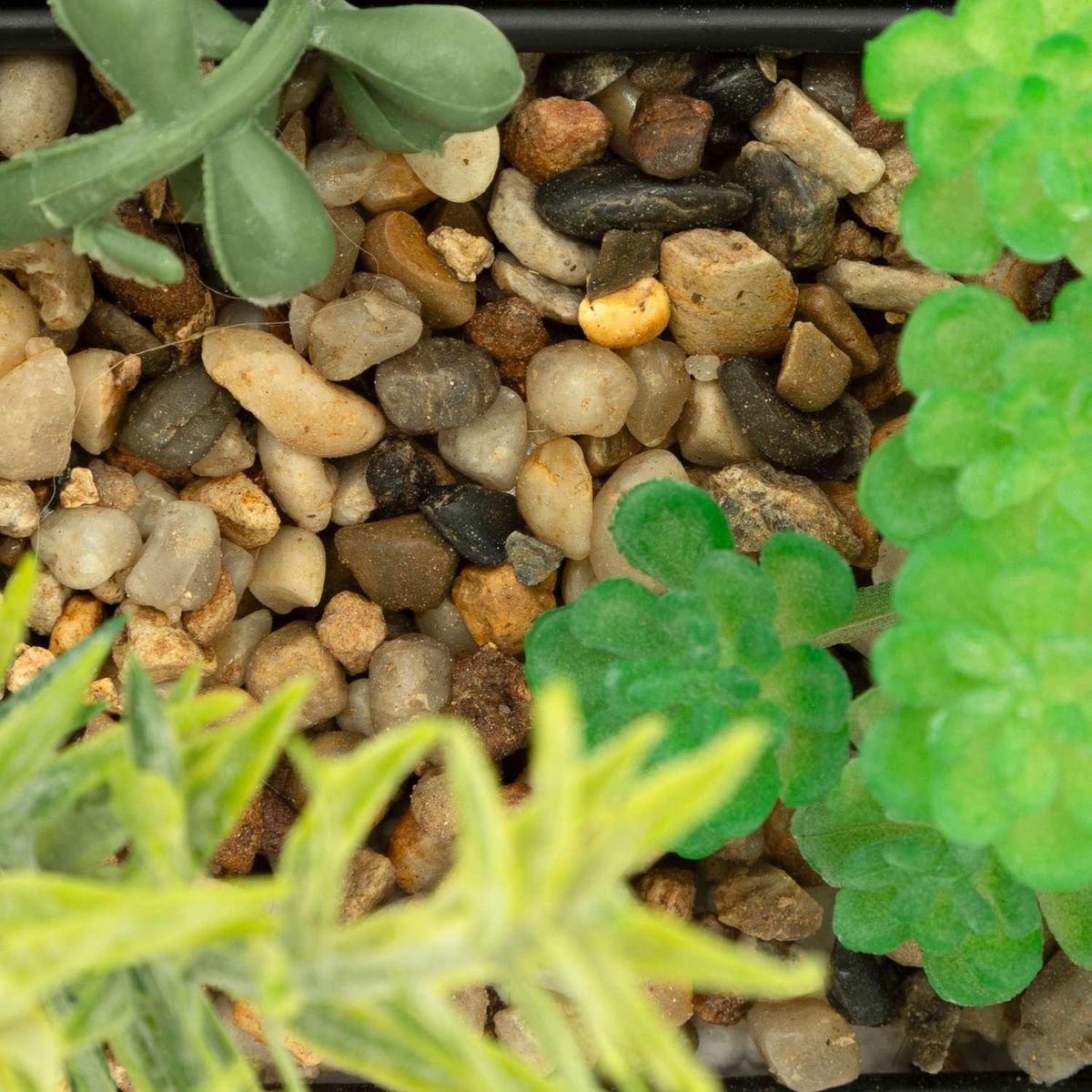 ATMOSPHERA Plante à suspendre avec pot en métal - Noir