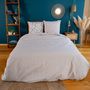 Voir la diapositive 6 : COTE DECO Housse de couette 240x220 + 2 taies DENIA 100% Coton 57 fils