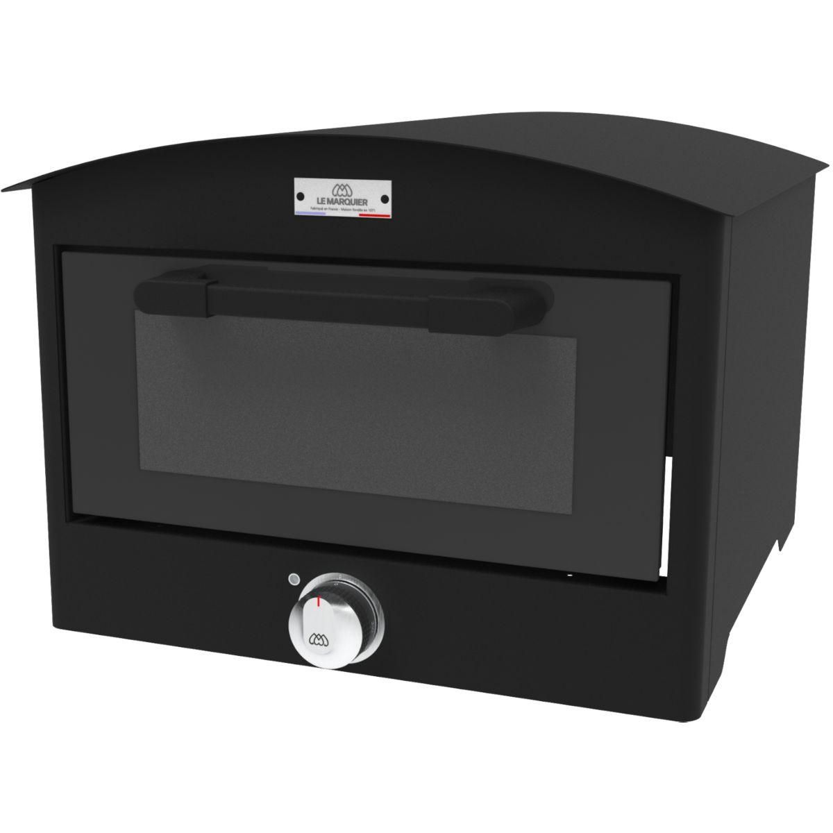 Le marquier Four à pizza électrique Signature 350 noir pizza 30 cm, jusqu'à 350°C