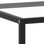 Voir la diapositive 5 : VIDAXL Table basse Noir avec verre trempe 100x50x35 cm