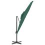 Voir la diapositive 4 : VIDAXL Parasol cantilever a double toit Vert 300x300 cm