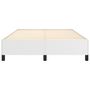 Voir la diapositive 5 : VIDAXL Cadre de lit sans matelas blanc 140x190 cm similicuir