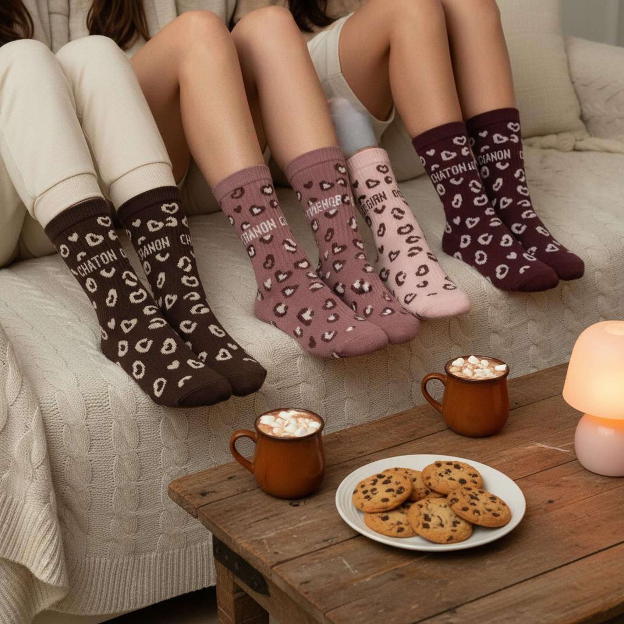 Voir la diapositive 6 : OZABI Ozabi chaussettes fille a paillettes message humoristique pack de 8 paires