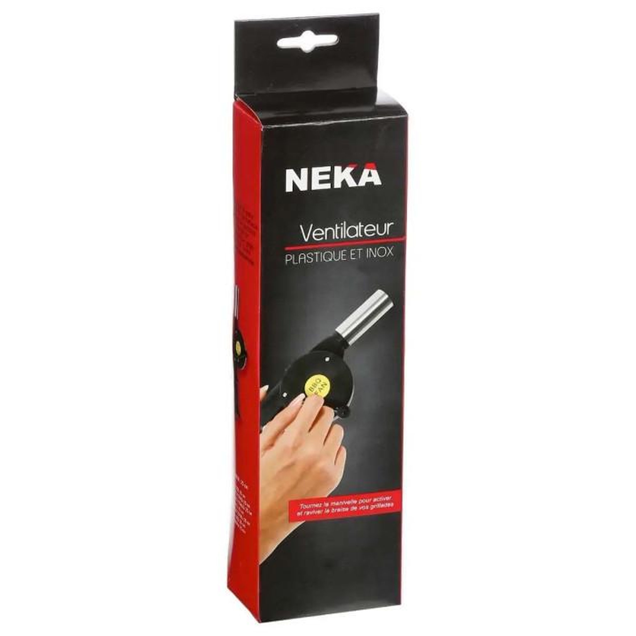 Voir la diapositive 2 : NEKA Ventilateur pour Barbecue  Neka  25cm Noir
