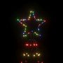 Voir la diapositive 5 : VIDAXL Arbre de Noël cône 1400 LED Colorées 160x500 cm