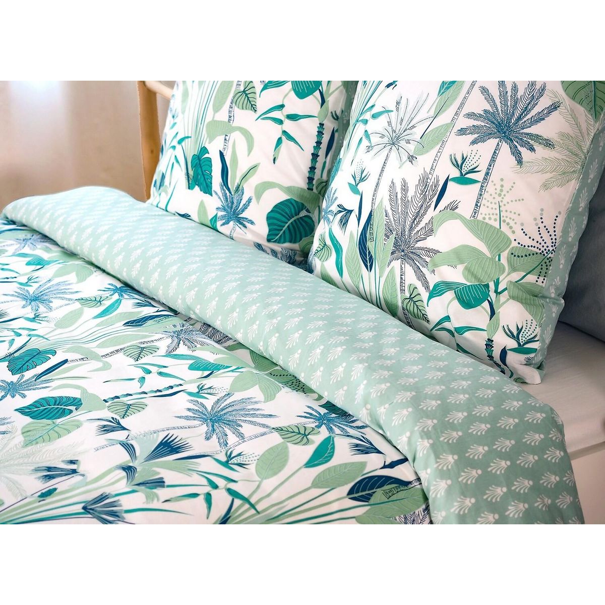 Home collection Parure housse de couette 100% coton 57fils alisco