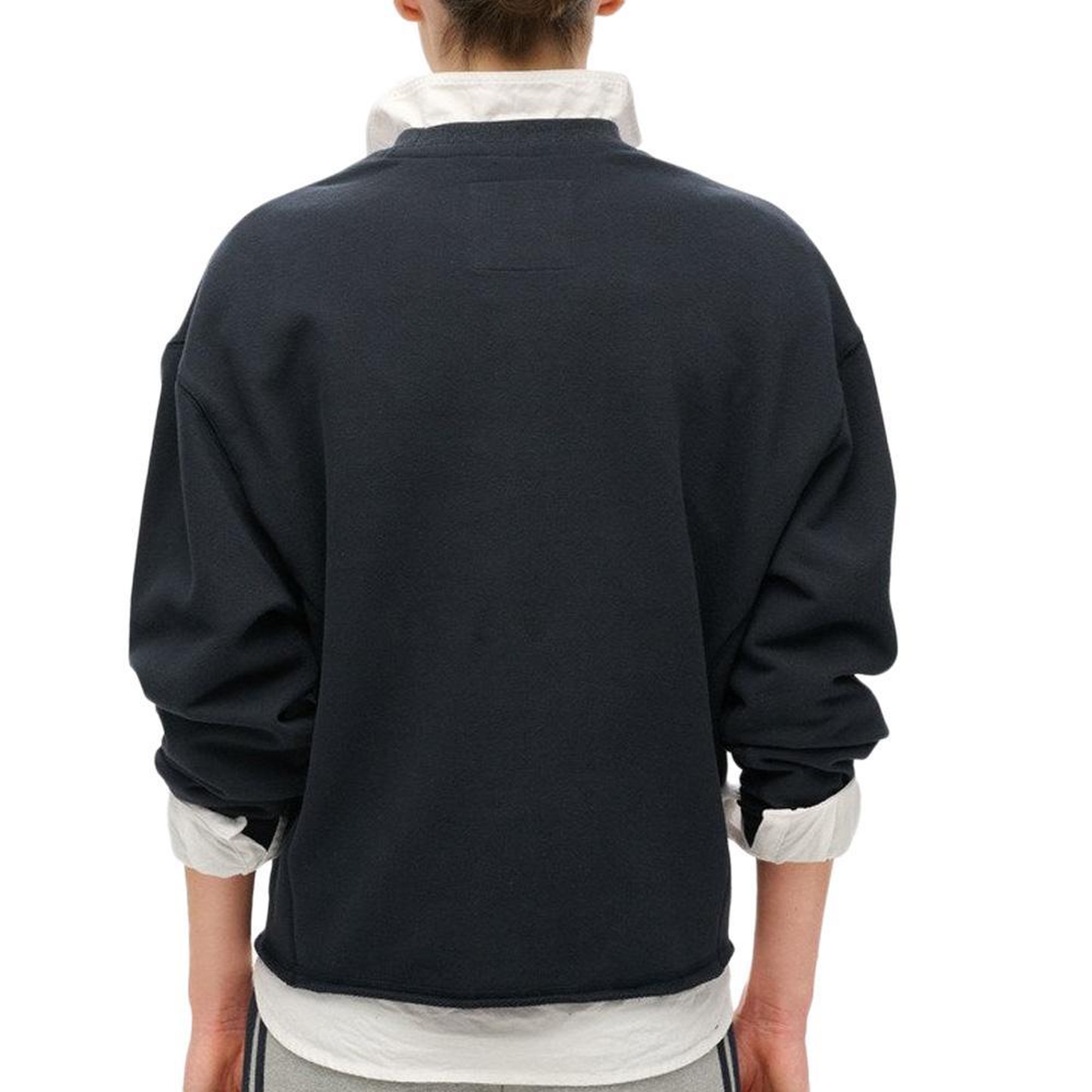 Voir la diapositive 2 : SUPERDRY Sweat Marine Femme Superdry Crop