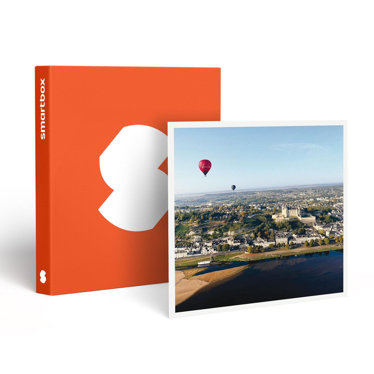 Smartbox Vol en montgolfière au-dessus des châteaux de la Loire avec dégustation de vin pour 2 personnes - Coffret Cadeau Sport & Aventure