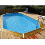 Voir la diapositive 1 : Ubbink Piscine bois Océa 6,10 x 4,00 x 1,30 m - Liner gris - Ubbink
