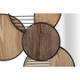 Voir la diapositive 2 : Paris Prix Miroir Mural Déco  Woody  123cm Naturel