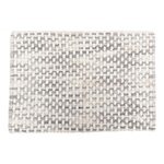 FIVE Tapis de Bain Tressé en Coton  Dégradé  50x75cm Gris