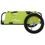 Voir la diapositive 6 : VIDAXL Remorque de vélo vert tissu oxford et fer