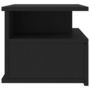 Voir la diapositive 5 : VIDAXL Tables de chevet flottantes 2 pcs Noir Bois d'ingenierie