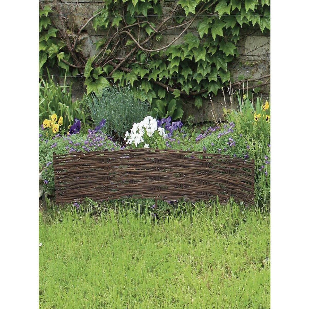 Nortene Bordure -   Wilborder   - Lot de 10 - 0.30 x 1.00 m - Marron