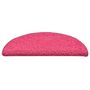 Voir la diapositive 3 : VIDAXL Tapis d'escalier 30 pcs rose 56x17x3 cm