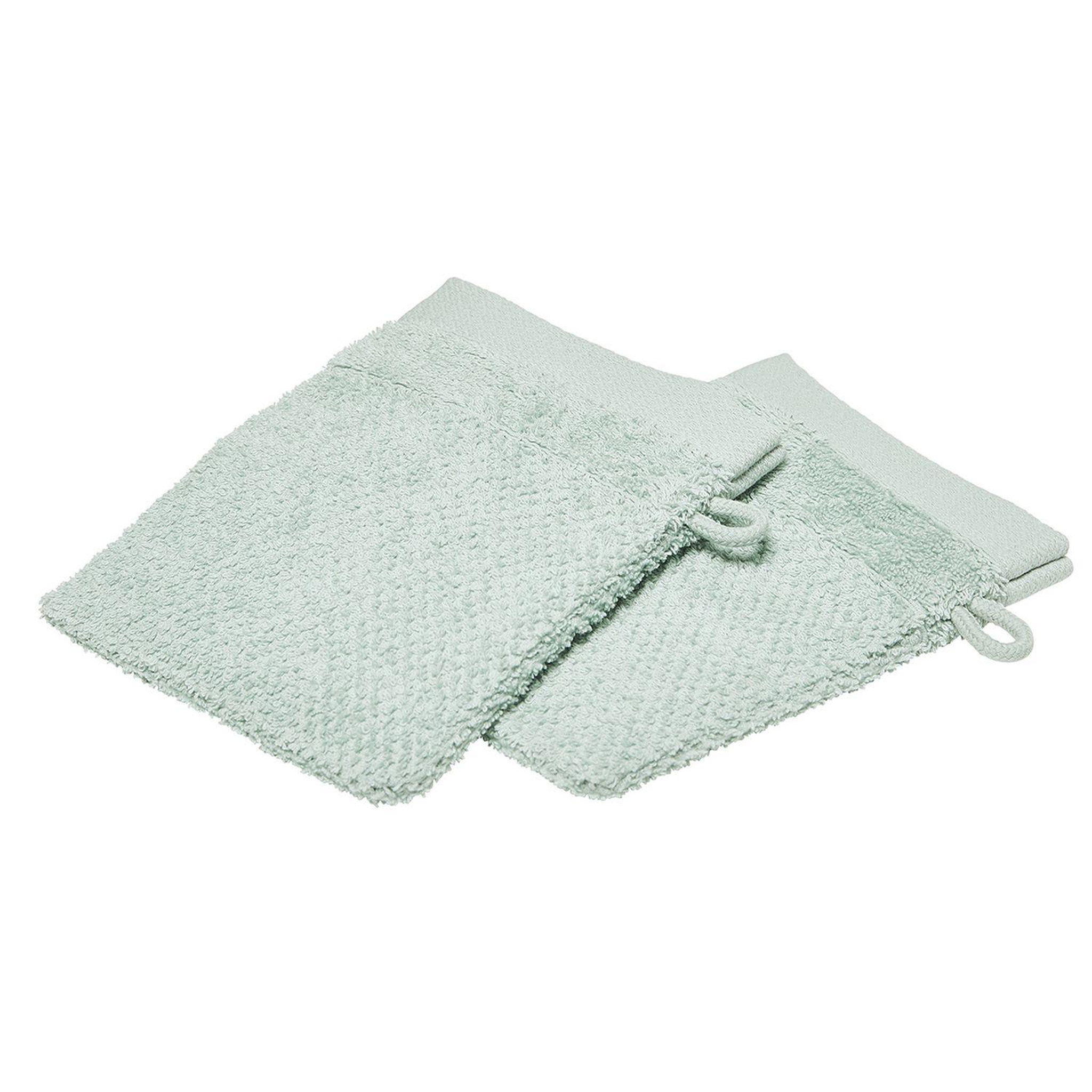 Voir la diapositive 1 : Today Lot de 2 gants de toilette - 100% coton bio