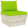 Voir la diapositive 4 : VIDAXL Salon de jardin palette 9 pcs avec coussins bois d'epicea