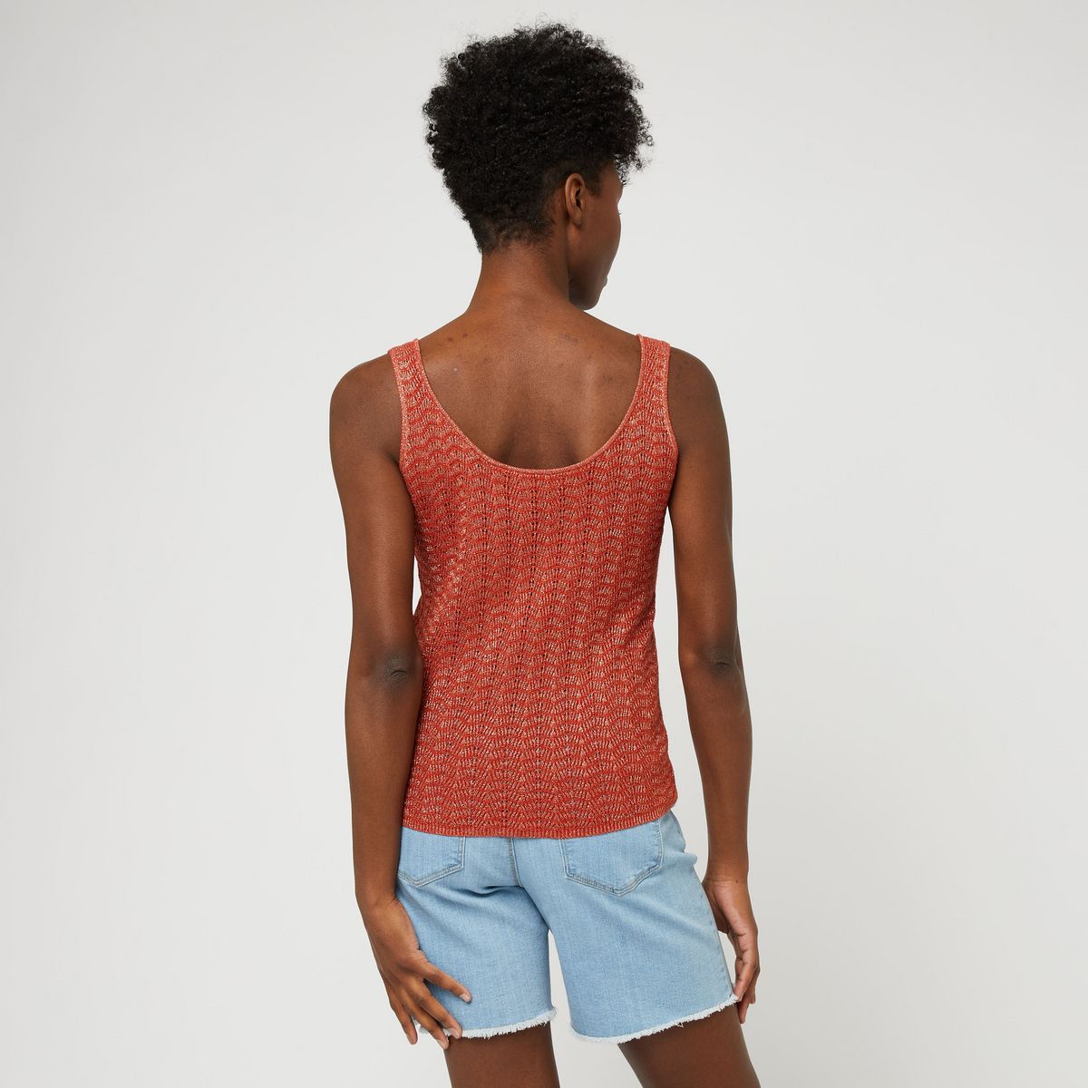 INEXTENSO Pull rouge femme