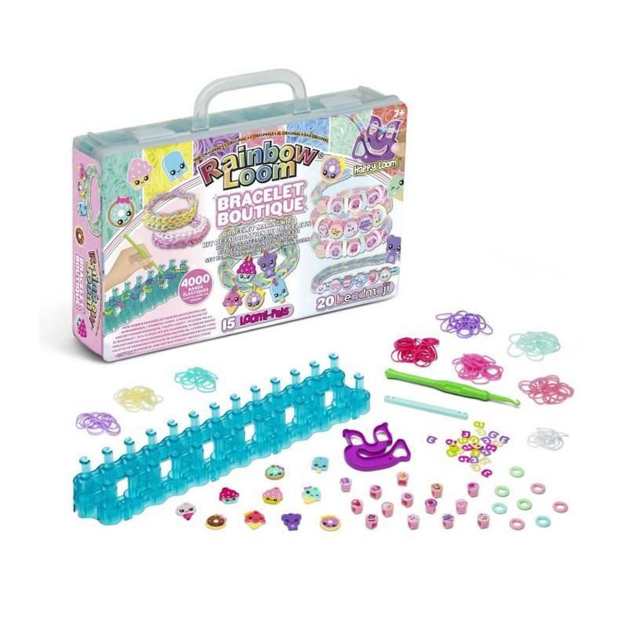 Voir la diapositive 6 : Rainbow Loom Kit de fabrication de bracelets Rainbow Loom BANDAI multicolore