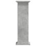 Voir la diapositive 5 : VIDAXL Support pour plantes gris beton 33x33x100 cm bois d'ingenierie