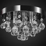 Voir la diapositive 2 : VIDAXL Lustre suspendu Design de cristal Chrome