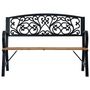 Voir la diapositive 2 : VIDAXL Banc de jardin 120 cm Bois