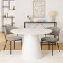 Voir la diapositive 5 : ATMOSPHERA Table à Manger Design  Taquari  120cm Blanc