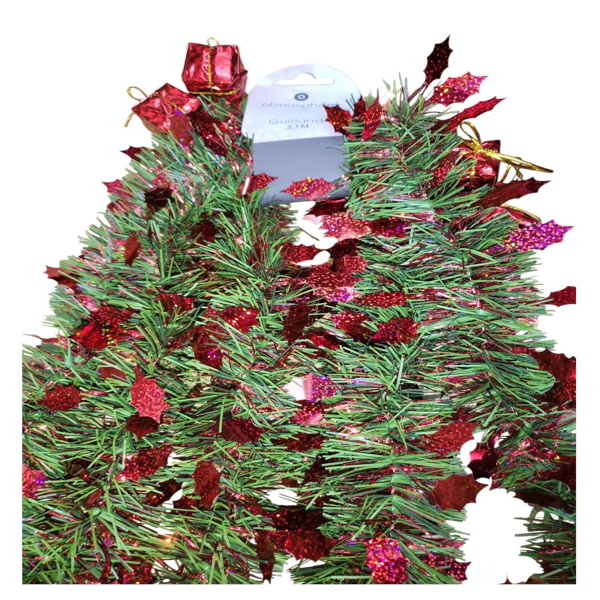 Eden Guirlande de noel houx et cadeaux