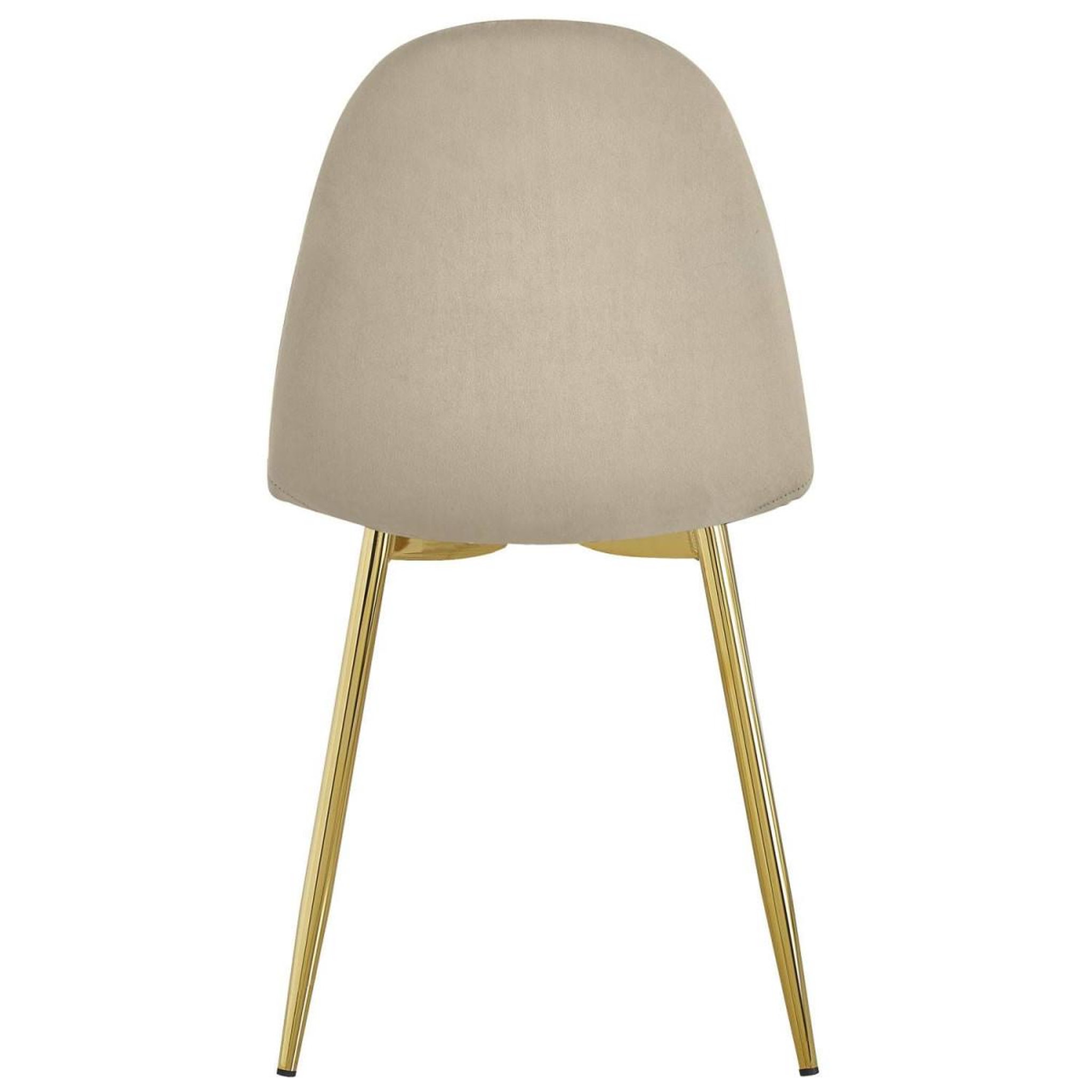 Voir la diapositive 5 : Paris Prix Lot de 8 chaises en velours  waynor  88cm taupe