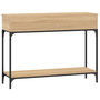 Voir la diapositive 6 : VIDAXL Table console chêne sonoma 100x30,5x75 cm bois d ingénierie