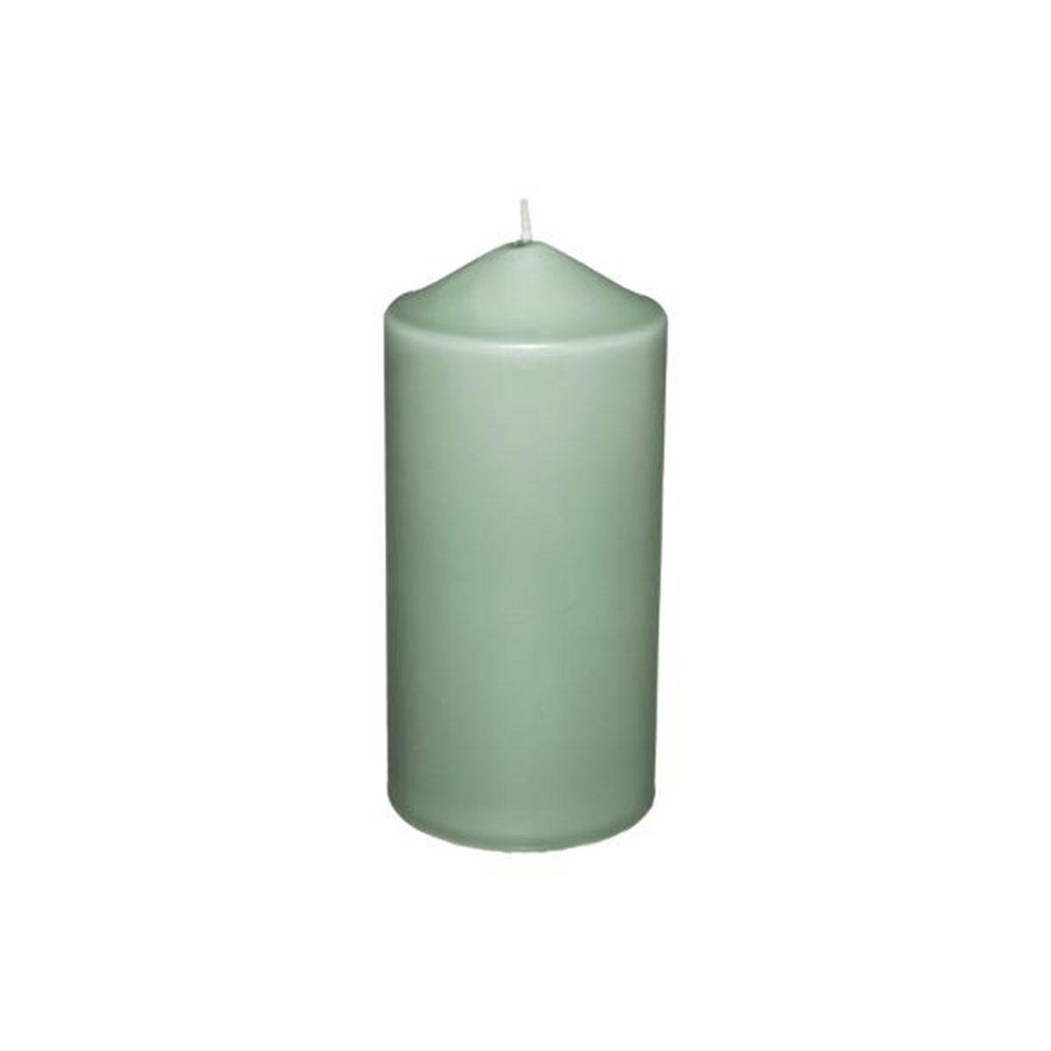 COMPTOIR DE LA BOUGIE Bougie cylindrique déco  hugo  14cm vert eucalyptus
