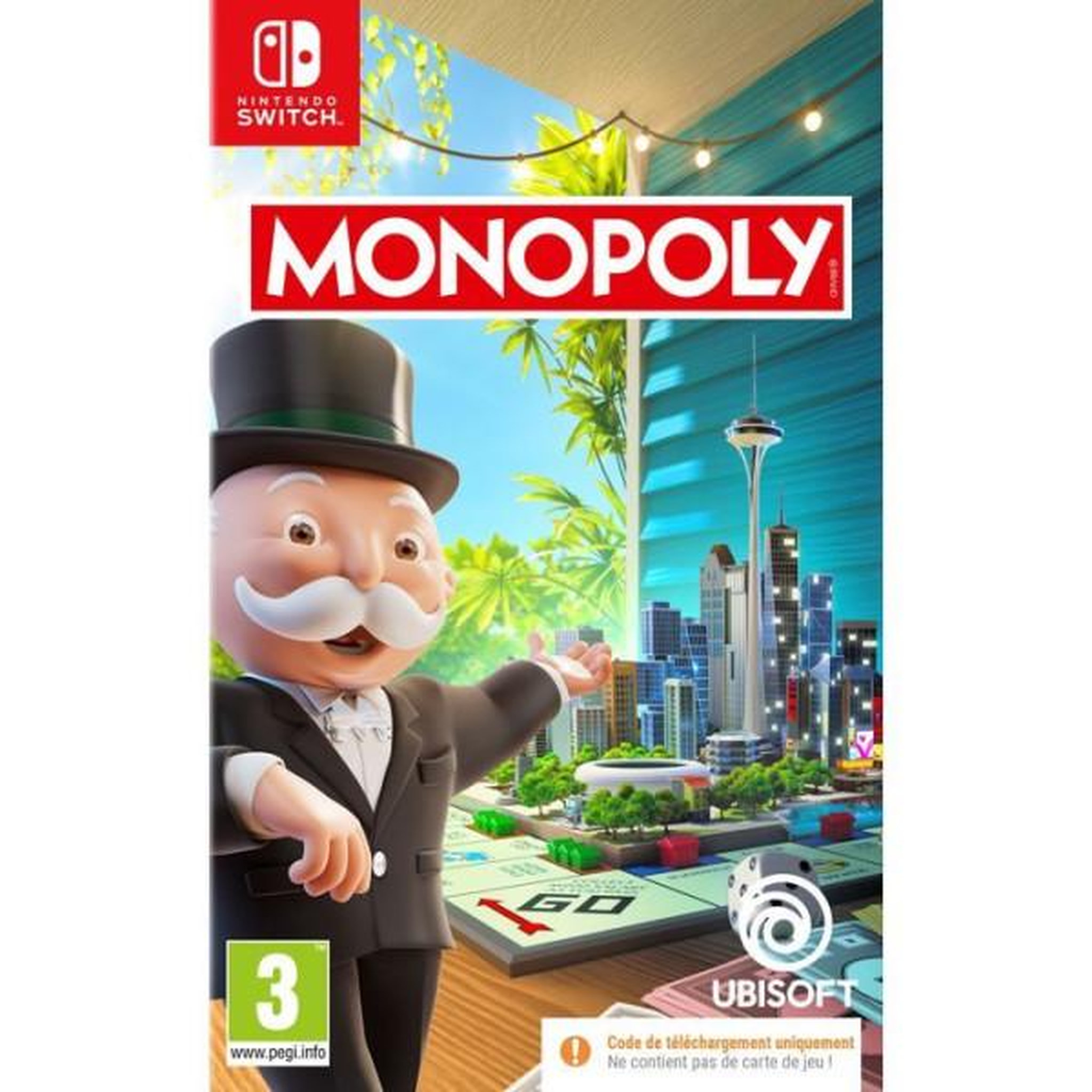 UBISOFT Monopoly 2024 - Jeu Nintendo Switch - Code in a Box