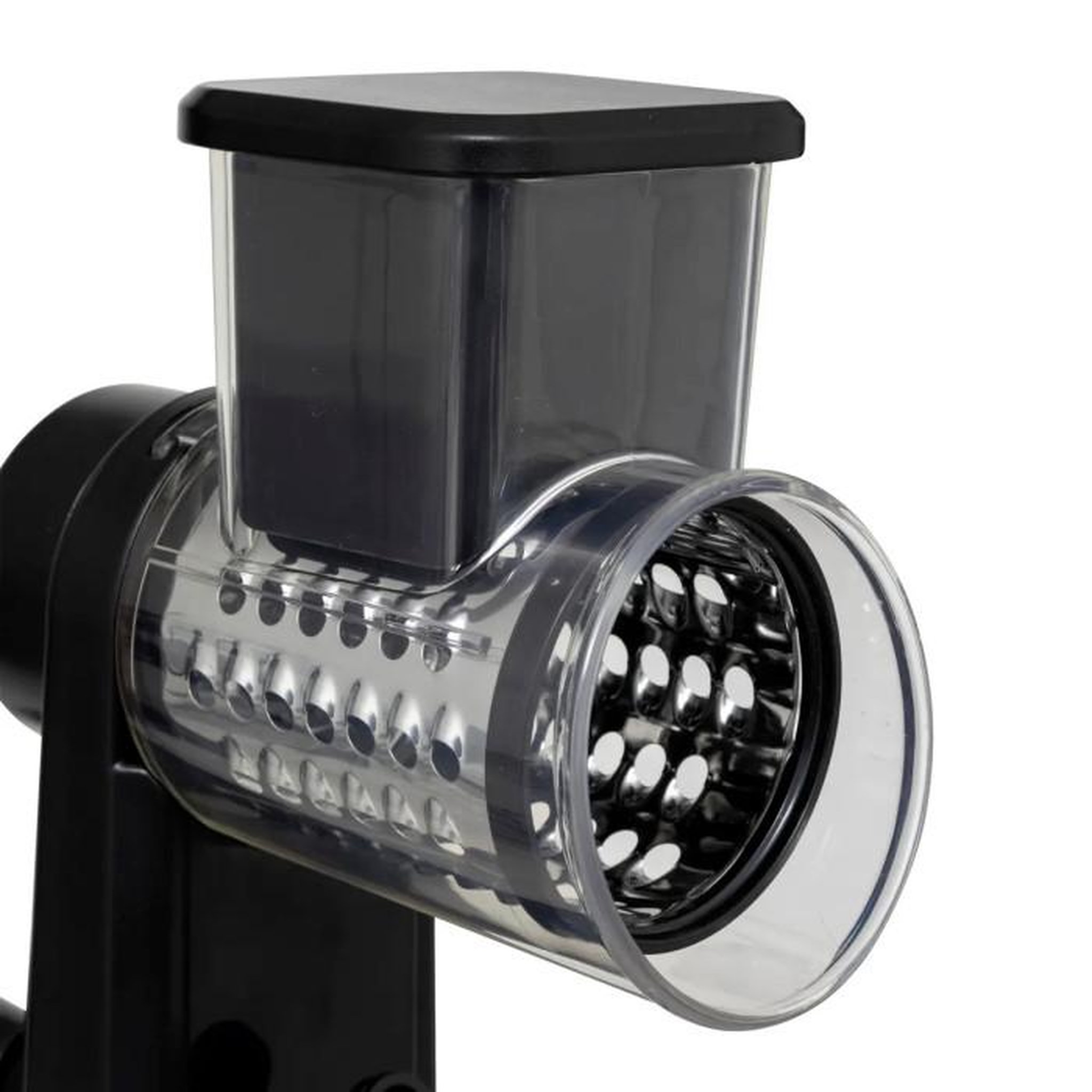 Voir la diapositive 2 : FIVE Râpe 3 Lames Avec Manivelle  Silver Pro  23cm Noir