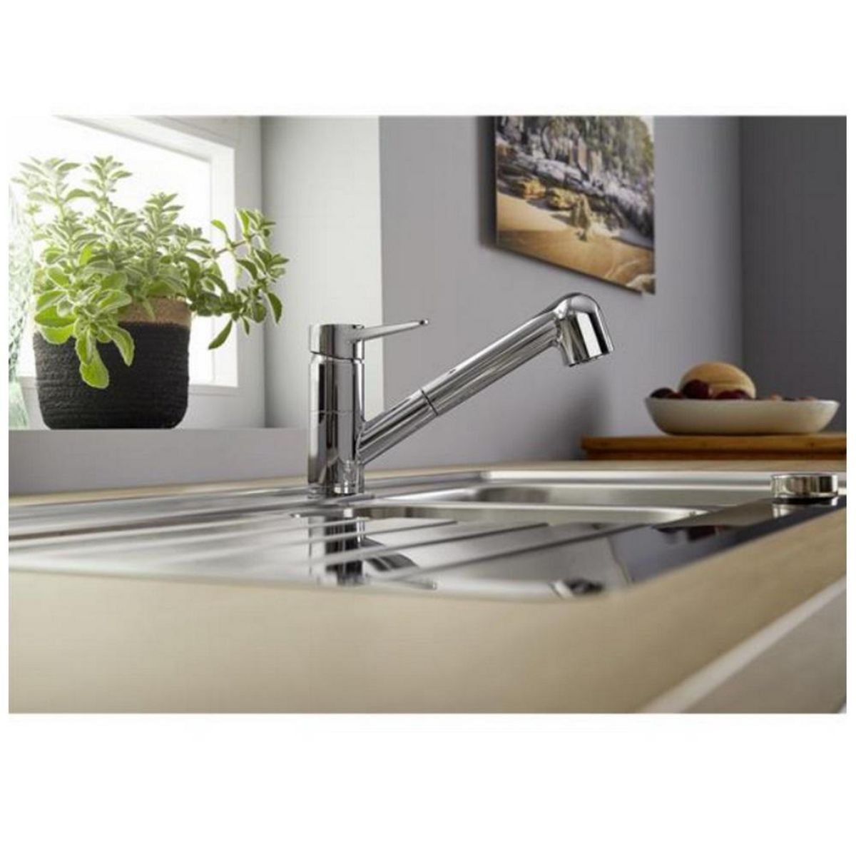 Blanco Mitigeur sans douchette inox - 526416