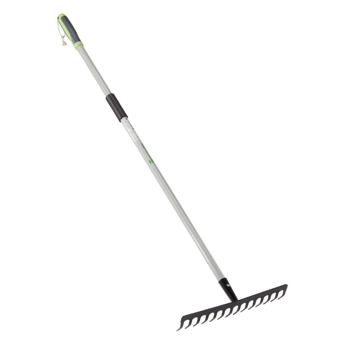GARDENSTAR Râteau 14 dents en acier - 144 cm