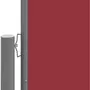 VIDAXL Auvent lateral retractable Rouge 117x1200 cm