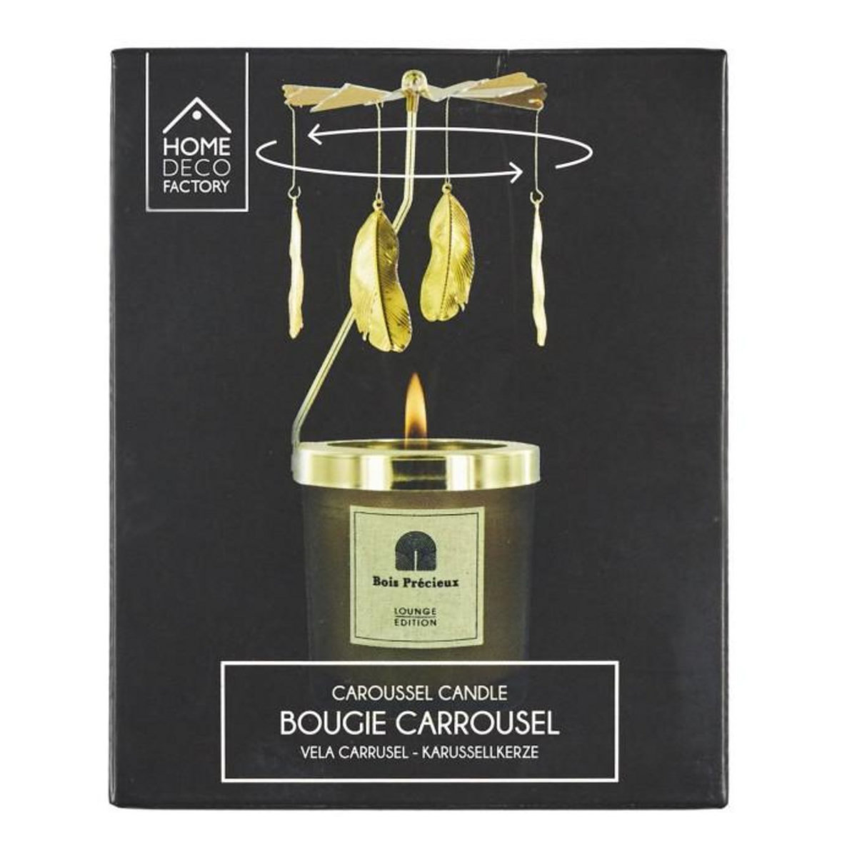 Paris Prix Bougie parfumée  Carrousel  8cm Bois & Gigembre