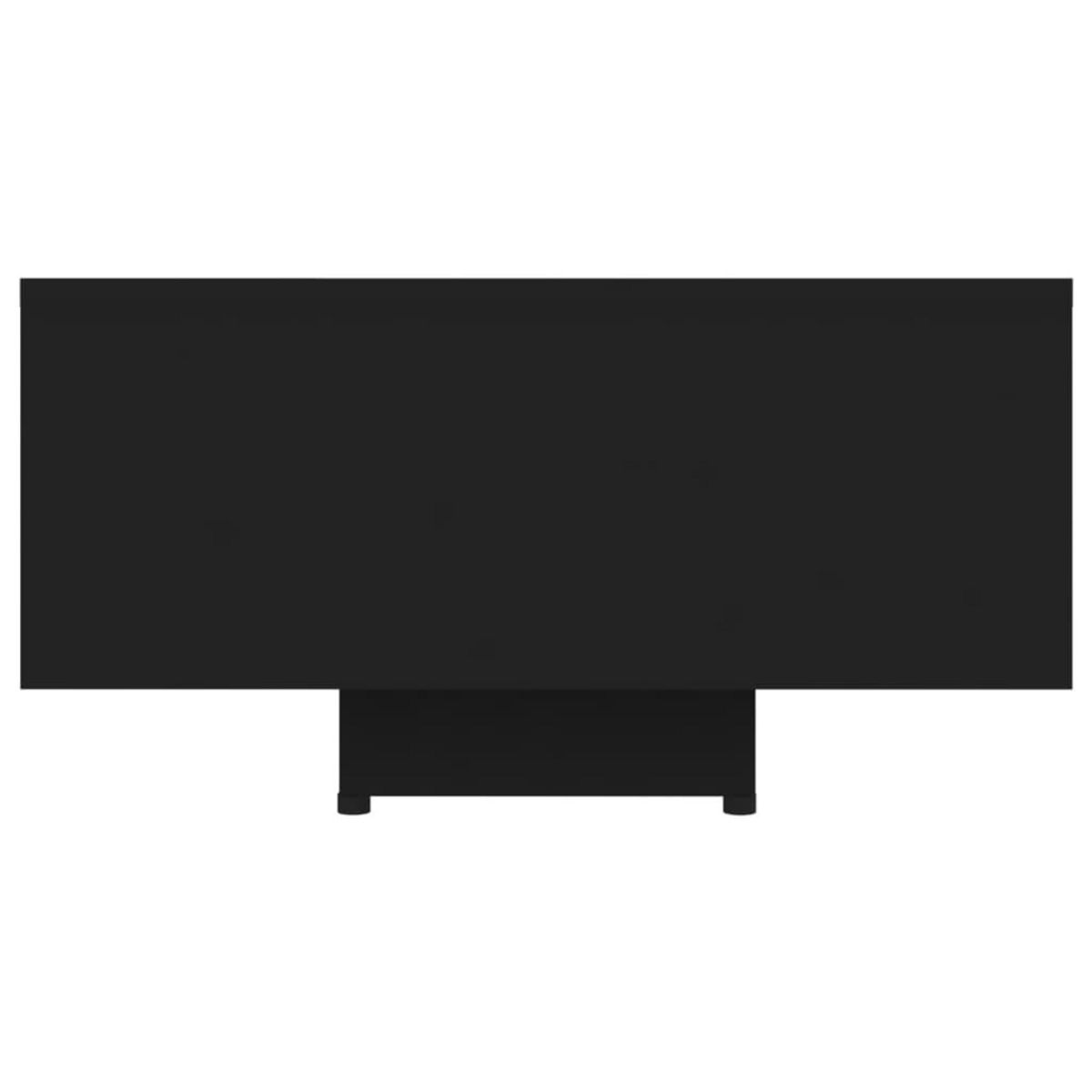 VIDAXL Table basse Noir 85x55x31 cm Bois d'ingenierie