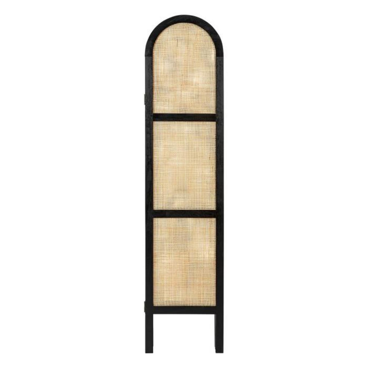 ATMOSPHERA Paravent Déco Cannage  Sana  120x170cm Noir