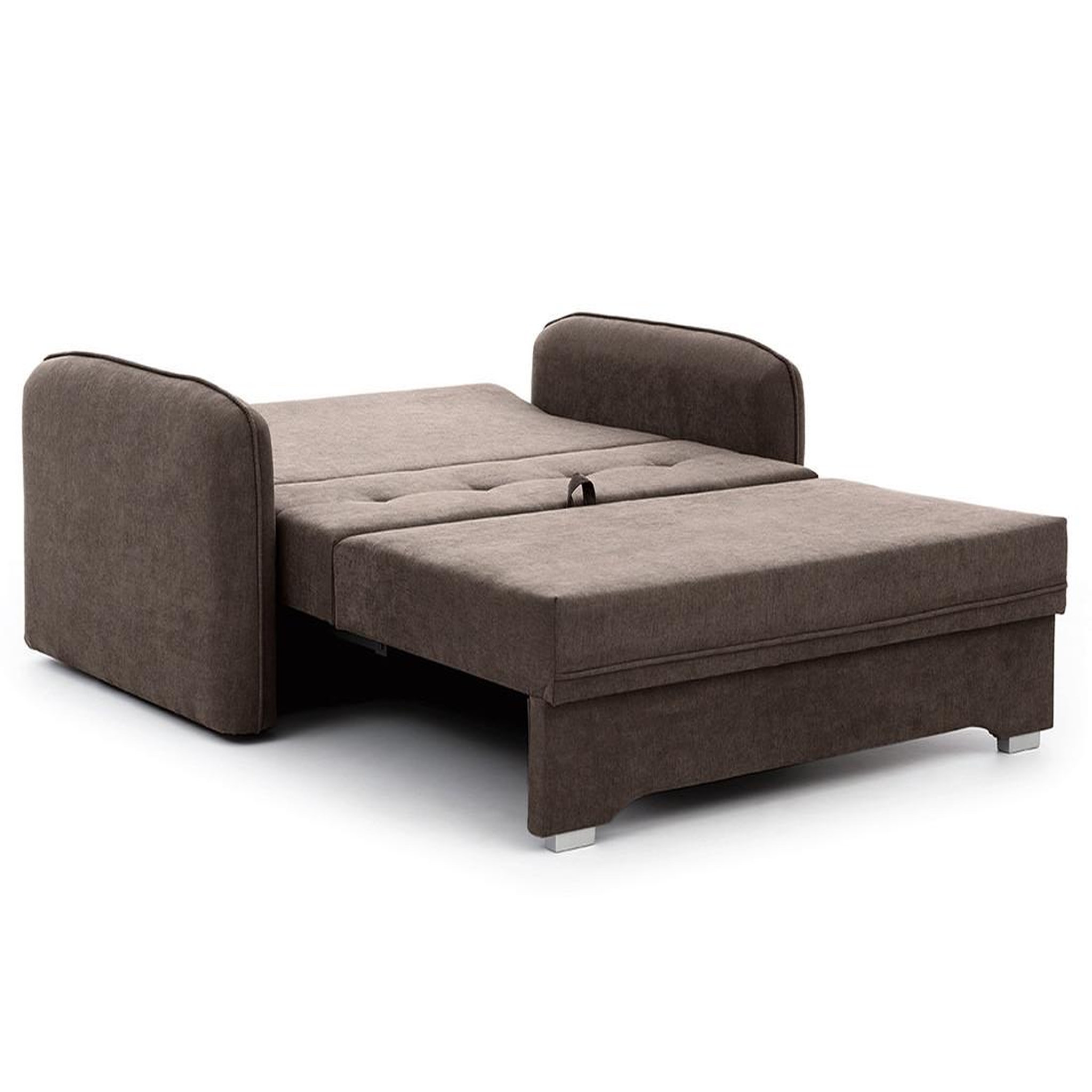 Voir la diapositive 5 : BEST MOBILIER Michelle - canapé droit 3 places convertible avec coffre en velours