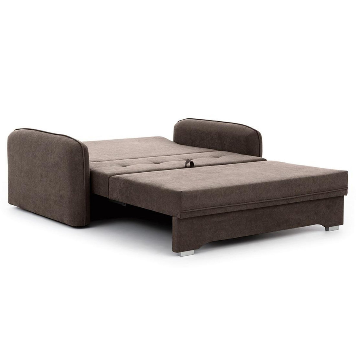 BEST MOBILIER Michelle - canapé droit 3 places convertible avec coffre en velours