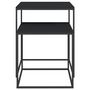 Voir la diapositive 4 : VIDAXL Ensemble de table basse 2 pcs bois d'ingenierie et metal