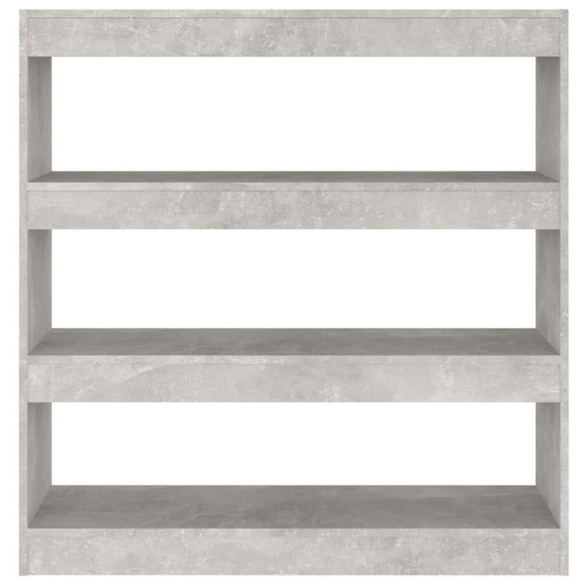 VIDAXL Bibliotheque/Separateur de piece Gris beton 100x30x103 cm